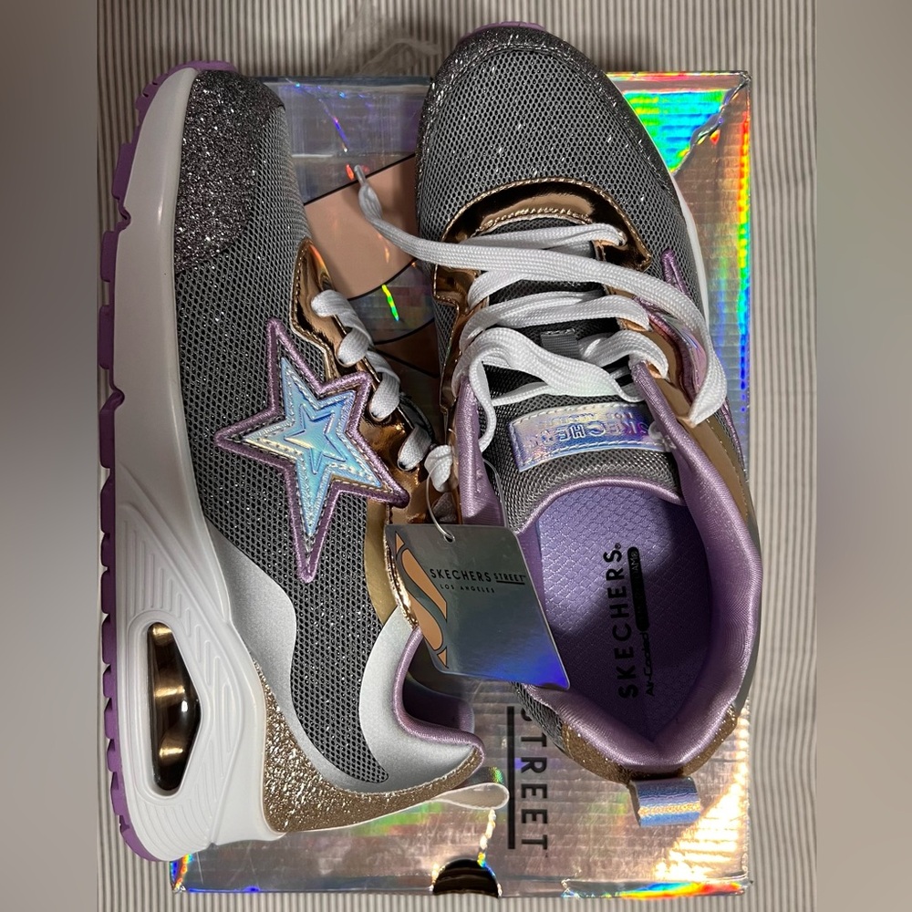 Skechers Street Kids Holographic Sneakers